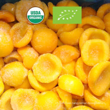 Nop EU Organic IQF Frozen Yellow Peach Halves, Dices, Slice From China